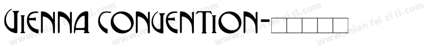 Vienna Convention字体转换